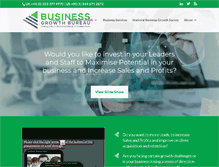 Tablet Screenshot of businessgrowthbureau.com